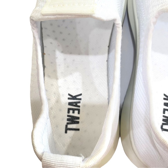TWEAK BRAND ULTRA LIGHT WEIGHT RUNNING SPORTS WHITE SLIP-ON SNEAKERS SIZE EU 40 - Picture 9 of 14